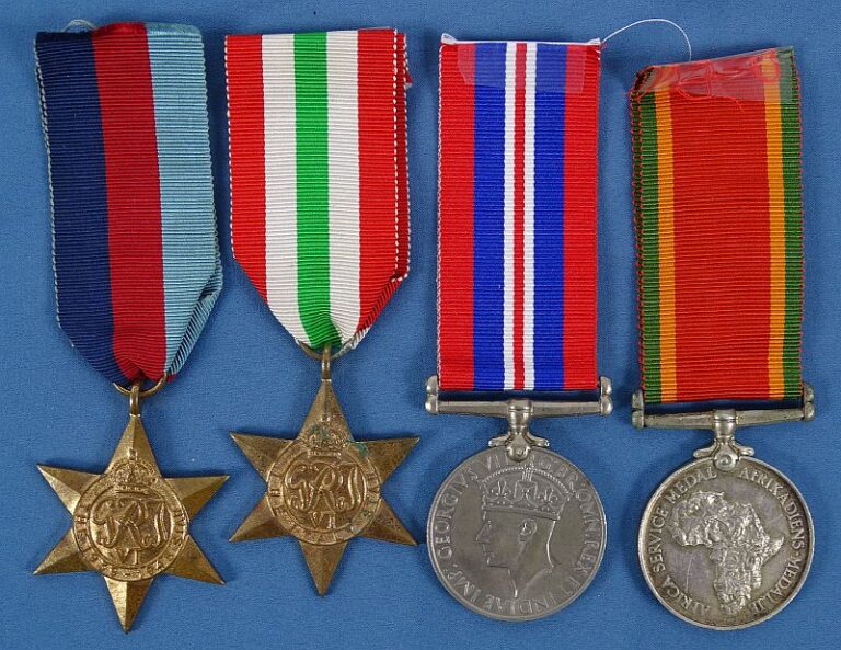 Named WWII British South Africa Medals Group – Griffin Militaria