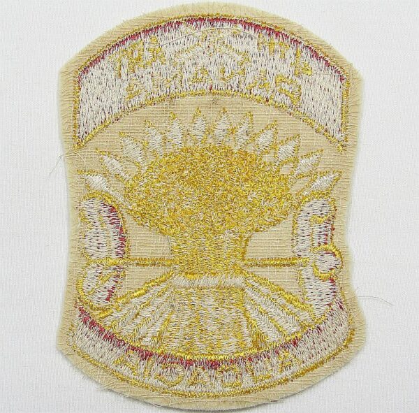 4th Coast Artillery Regiment Panama Pocket Patch on Wool - Image 2