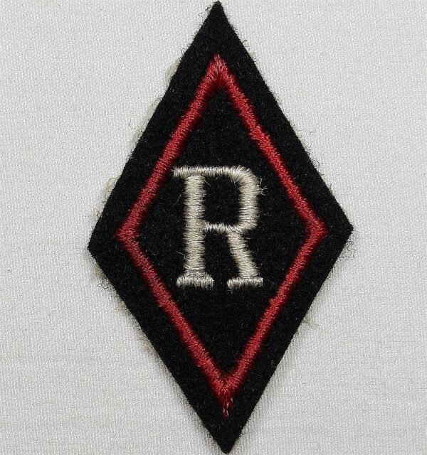 WWI Railhead Regulating Station Overseas Cap Patch