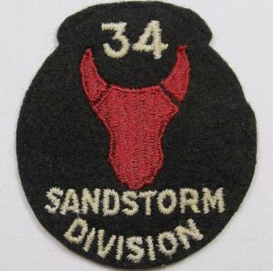 Interwar 34th Infantry Division Patch
