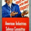 WWII Poster: "Throw Your Scrap into the Fight!"