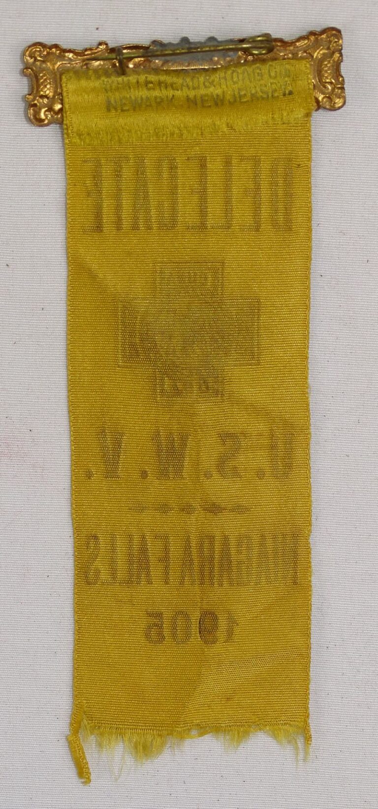 1905 United Spanish War Veterans Niagara Falls Delegate Ribbon ...