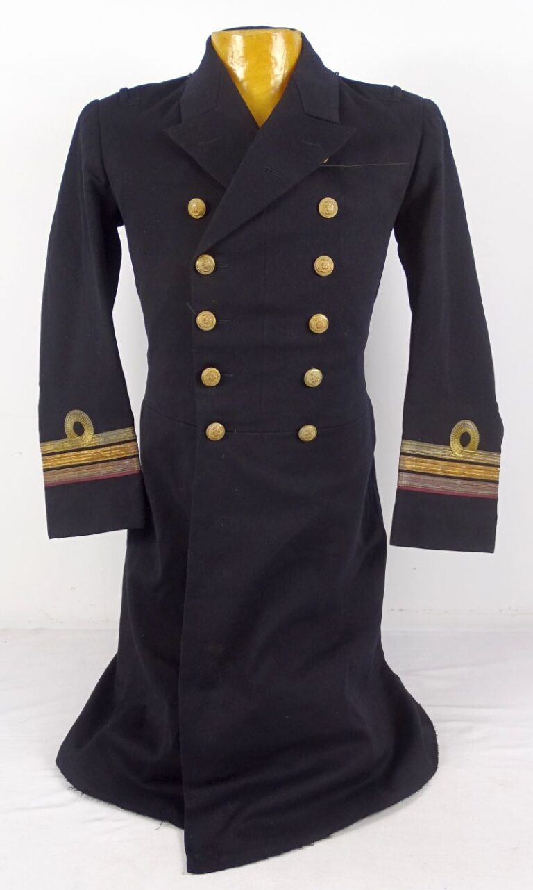 Named Japanese Navy Commander of Shipbuilding Dress Frock Coat ...