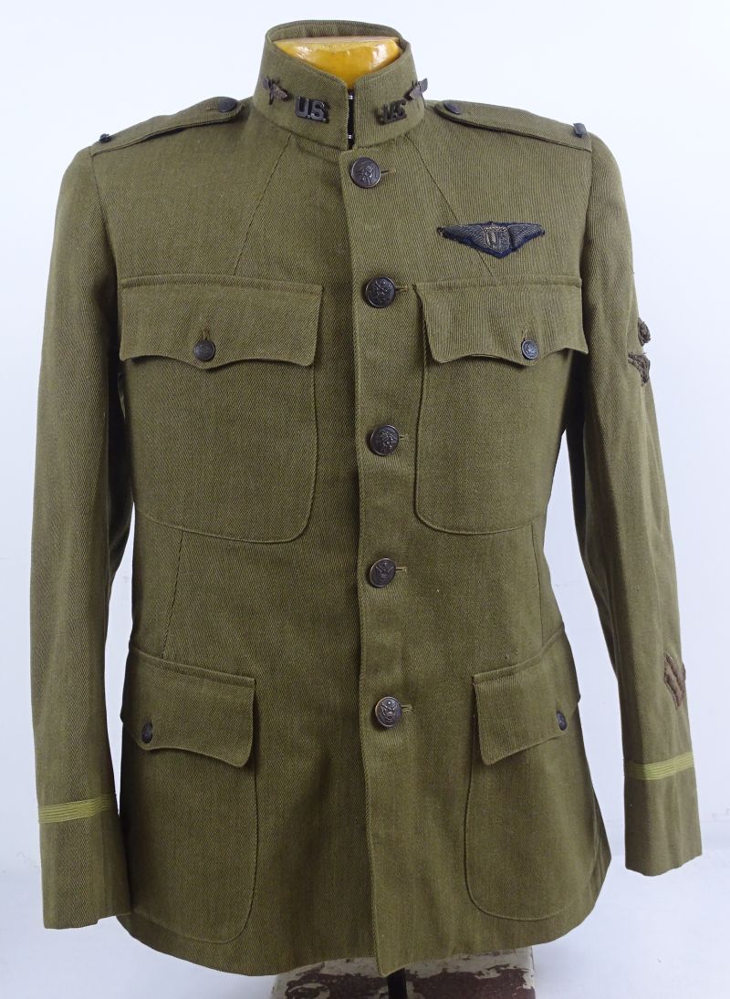 Named WWI U.S. Army Aviator Tunic with Italian Pilot Wing – Served With ...