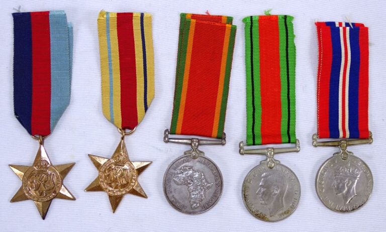 Named WWII British South Africa Medals Group – Griffin Militaria