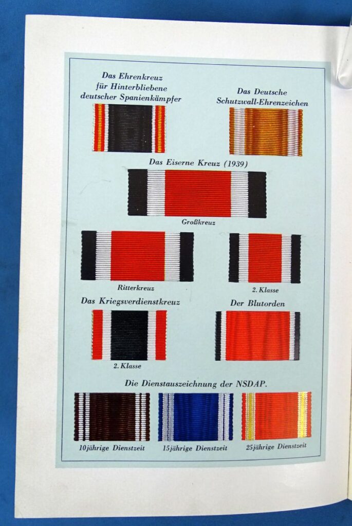 1940 Reference On Third Reich Awards: Orden Und Ehrenzeichen Im