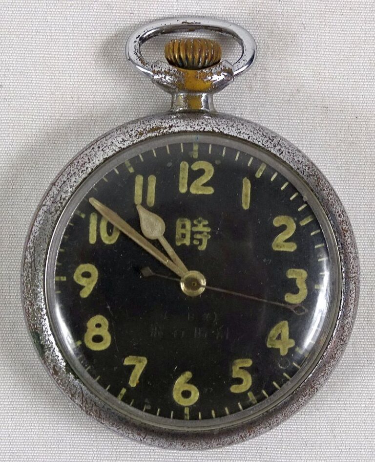 WWII Japanese Army Pilot Pocket Watch by Seikosha – Griffin Militaria