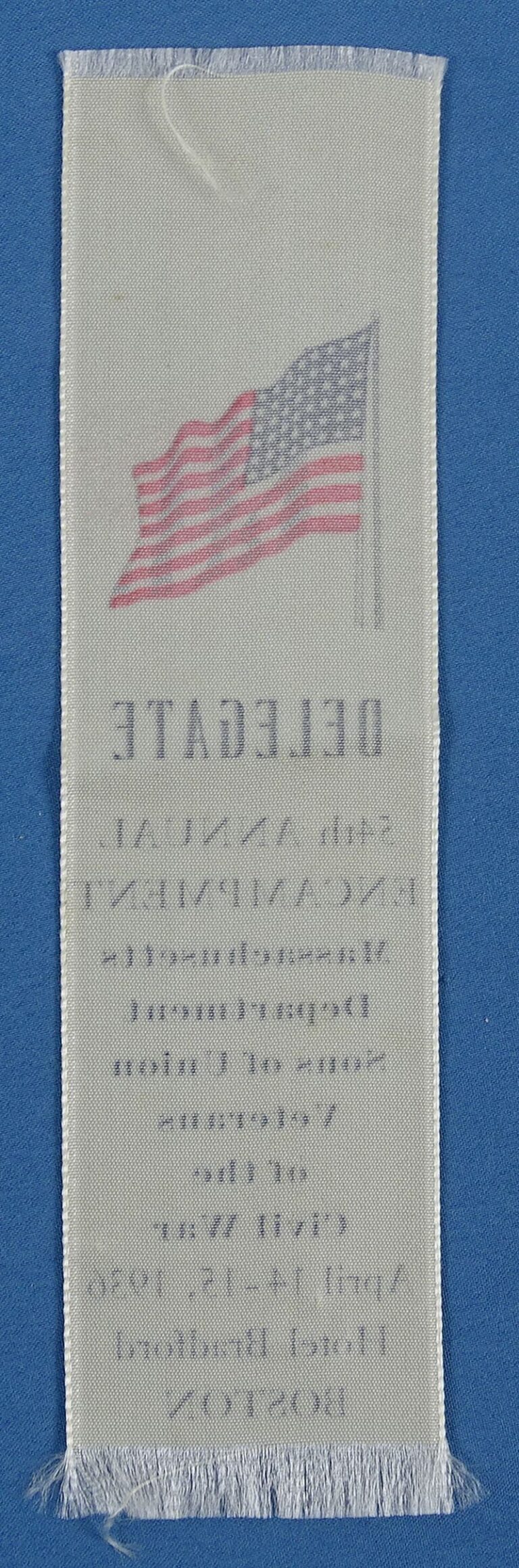 Massachusetts Ribbons 1936 Massachusetts Sons of Union Veterans 54th Annual Encampment ...