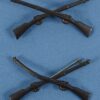Pair WWI Infantry Officer Collar Insignia