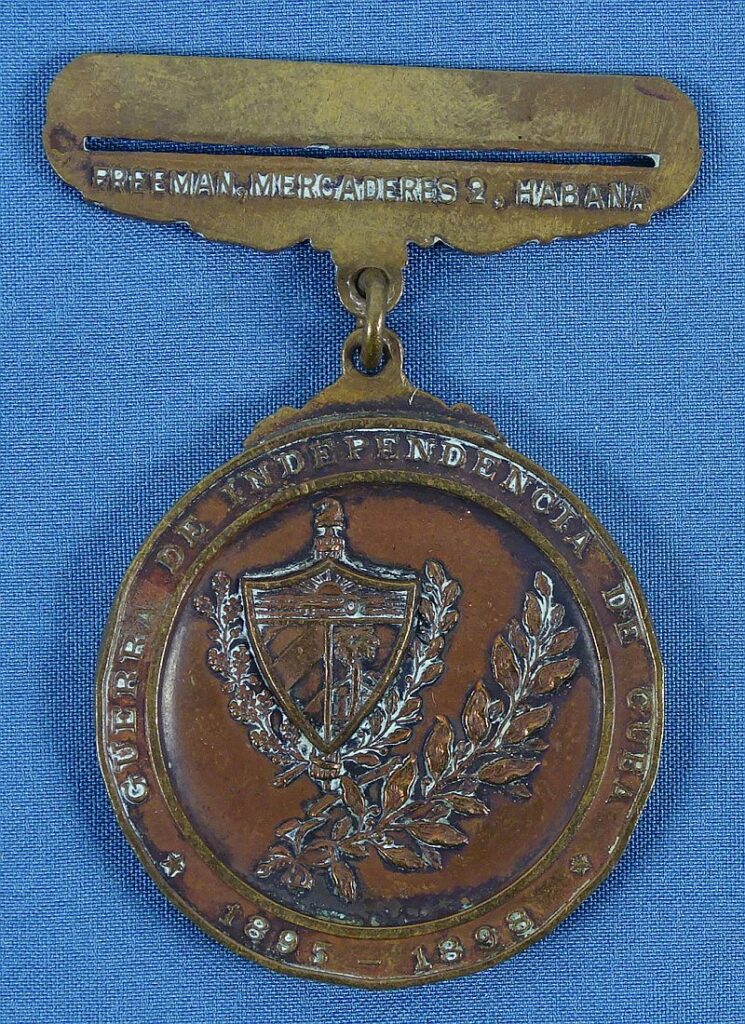 Cuban War of Independence 1895-1898 Medal – Griffin Militaria