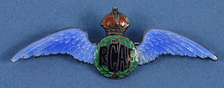 WWII Royal Canadian Air Force Sterling Silver Sweetheart Wing – Griffin ...