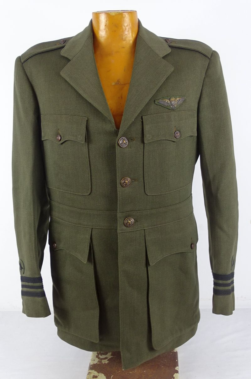 WWII U.S. Navy Aviator Lieutenant Commander Green Tunic – Griffin Militaria
