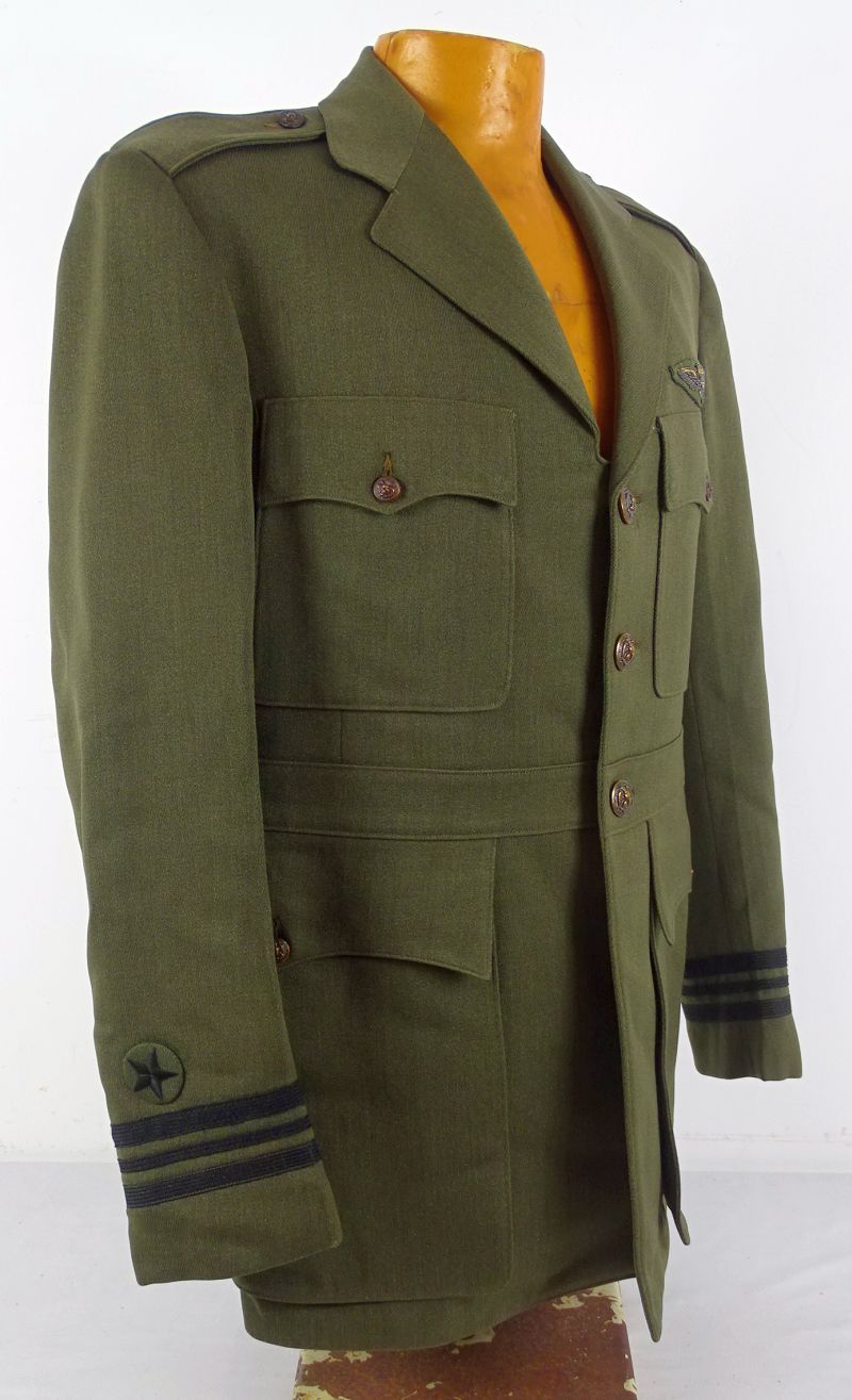WWII U.S. Navy Aviator Lieutenant Commander Green Tunic – Griffin Militaria