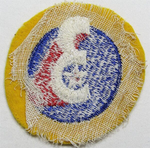 WWII USAAF 3rd Air Force Patch on Wool - Image 2