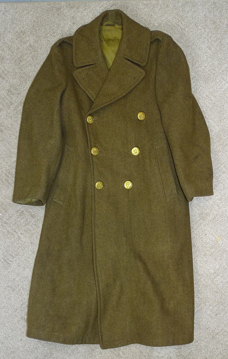 WWII U.S. Army EM/NCO Wool Overcoat – Griffin Militaria