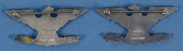 A Pair of Pin Back Army Colonel Rank Eagles by Hilborn-Hamburger - Image 2