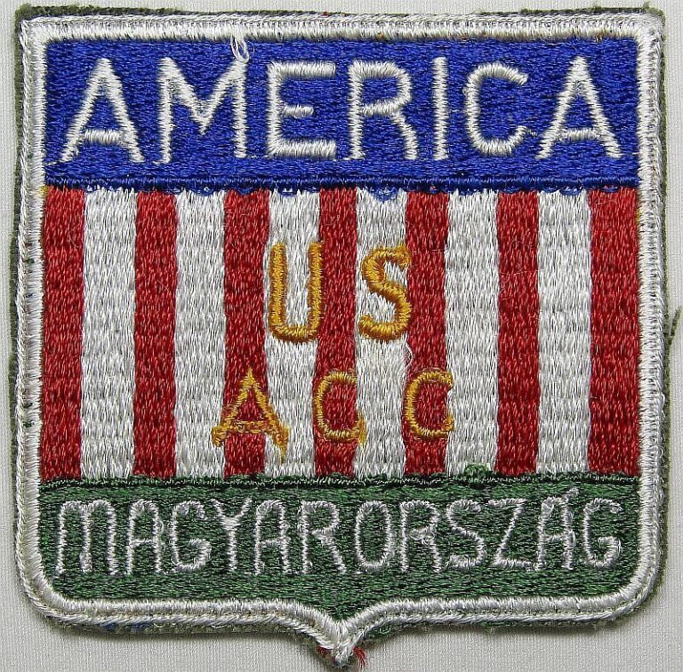 WWII American Control Commission Hungary Patch Griffin Militaria