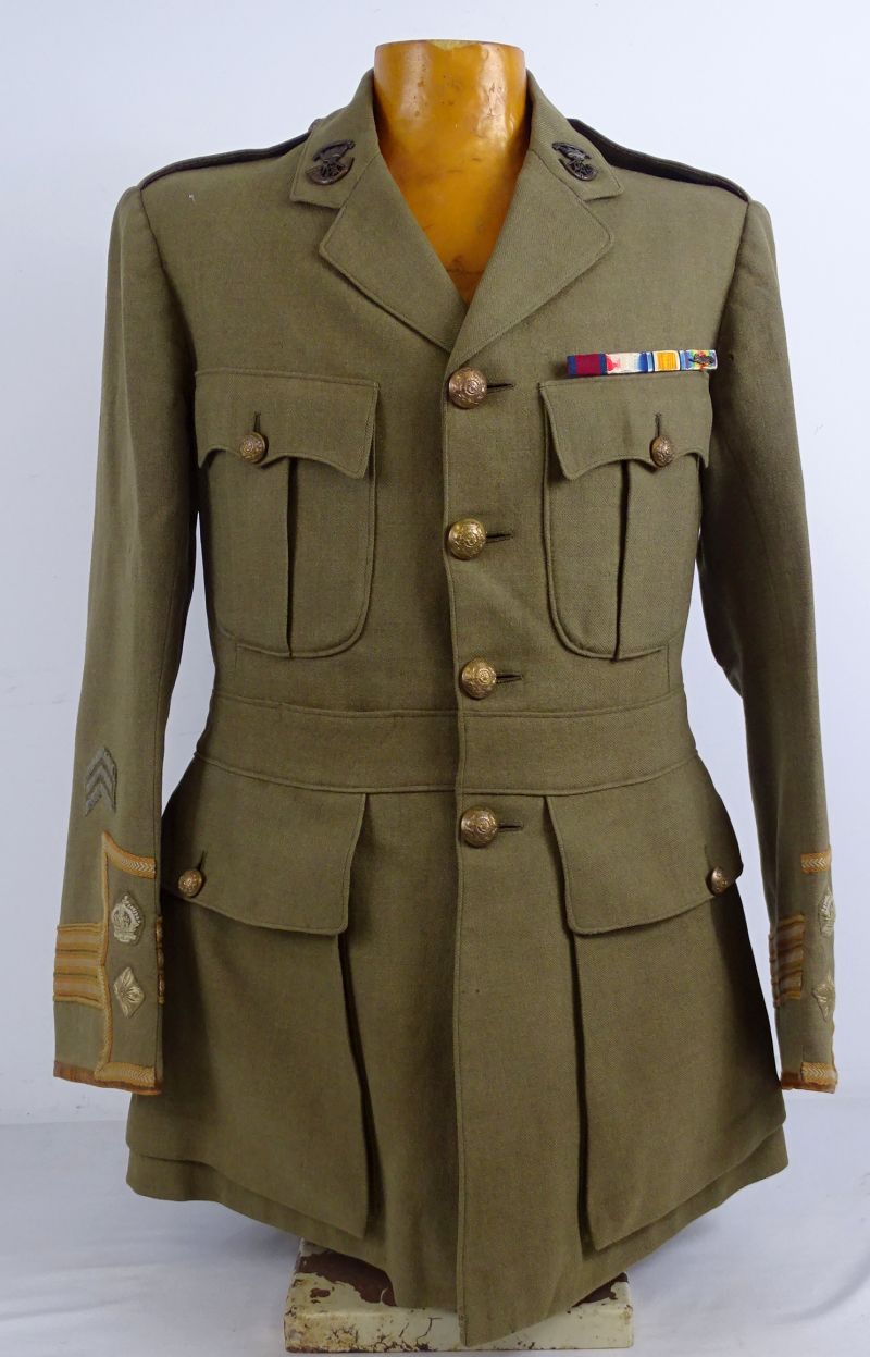 Named WWI British Lieutenant Colonel DSO Recipient Cuff Rank Tunic ...