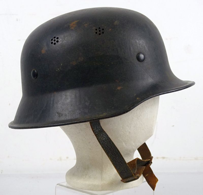 Third Reich Fire Police Helmet – Griffin Militaria