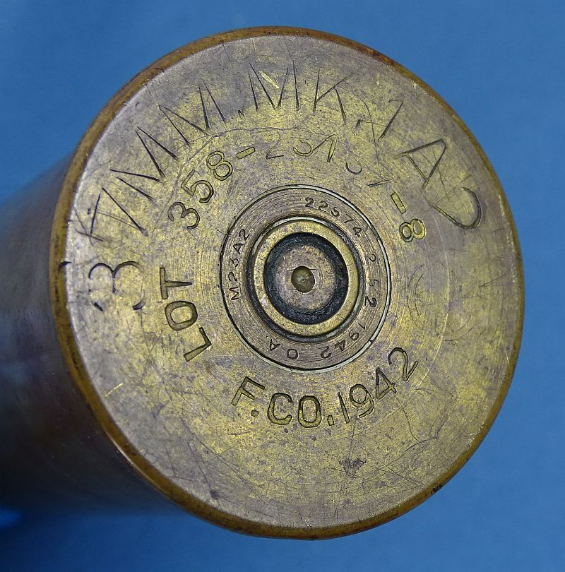 1942 Dated 37 MM Shell Casing – Griffin Militaria
