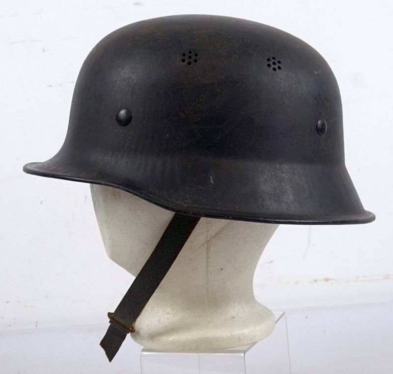 Third Reich Fire Police Helmet – Griffin Militaria