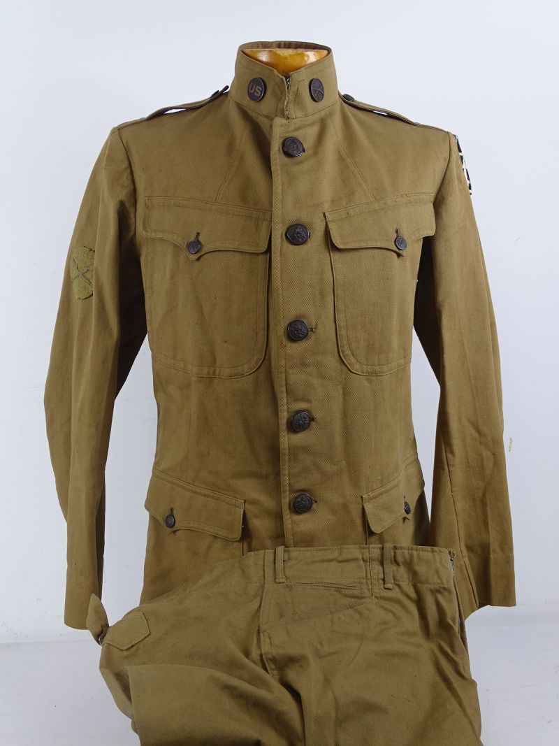 WWI 79th Division Infantry Private First Class Khaki Uniform – Griffin ...