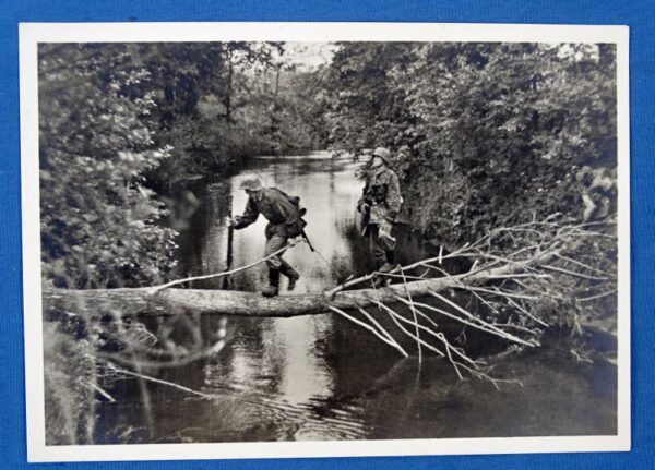 Waffen SS Propaganda Postcard: "Reconnaissance Troop"