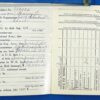 WWI U.S. Army Soldier's Individual Pay Record Book