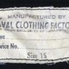 WWII U.S. Navy Chief Petty Officer Blue Wool Shirt Size 15 - Image 6