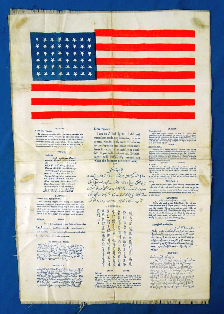 WWII Southeast Asia Blood Chit – Griffin Militaria