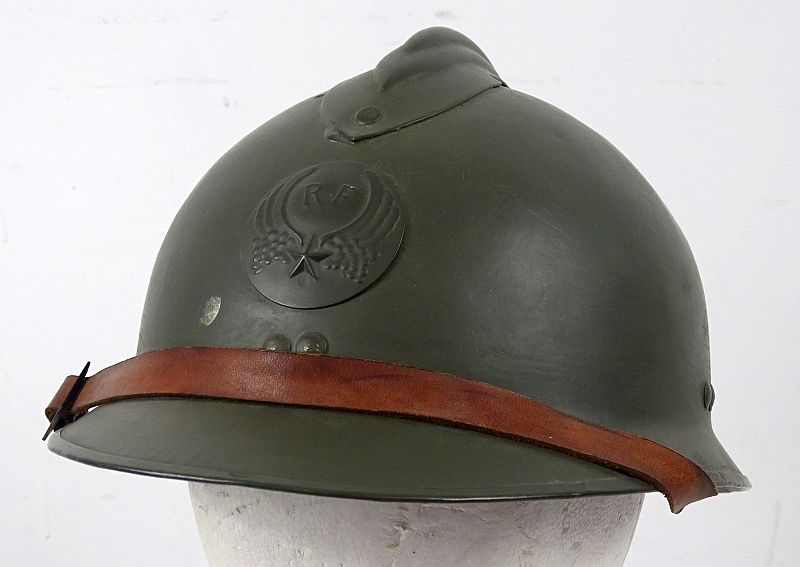 Alt det bedste Tegne Whitney WWII French Model 1926 Adrian Helmet with 1937 French Air Force Badge –  Griffin Militaria