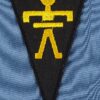 Occupied Germany 509th Parachute Infantry Regiment Gingerbread Man Ascot Patch