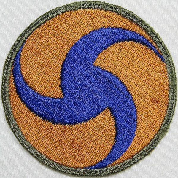 Reversed Direction Army Air Corps Headquarters Pinwheel Greenback Patch