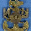 WWII Navy Chief Petty Officer Visor Cap Insignia by Hilborn Hamburger - Image 2