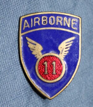 WWII 11th Airborne Division Patch Type Crest DI