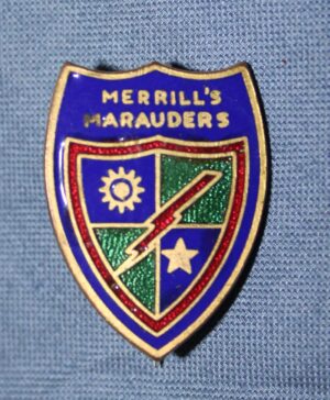 WWII Merrills Marauders Patch Type Crest DI