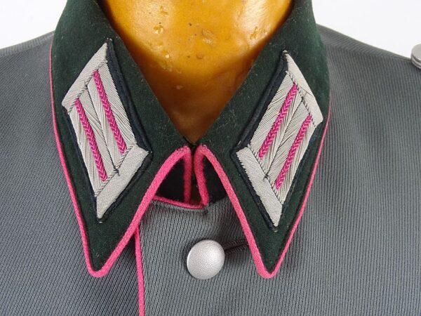 Exceptional Named and 1940 Dated Army Panzer Major's Piped Walking Out Tunic - Image 2