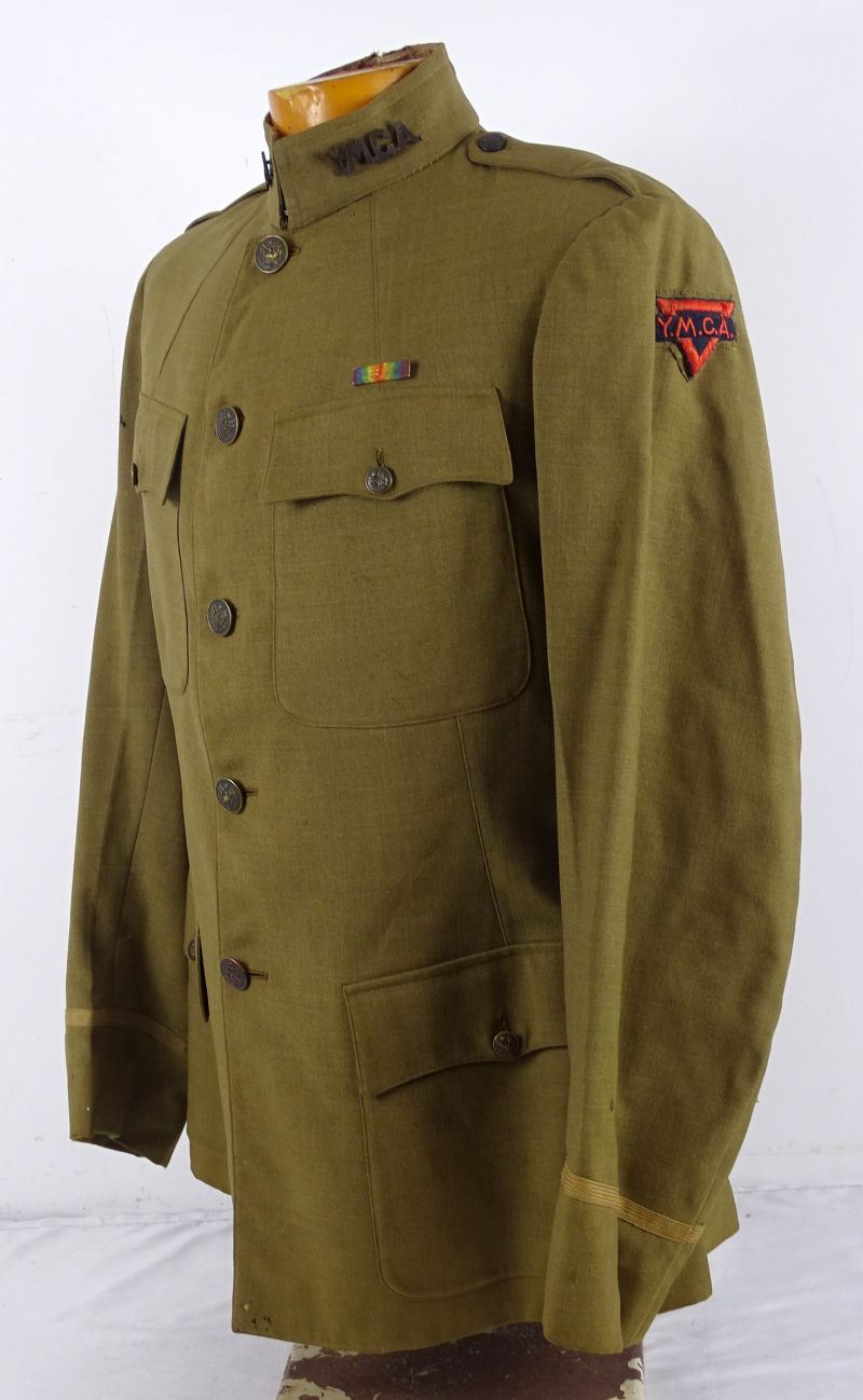 WWI YMCA Officer Uniform Tunic – Griffin Militaria