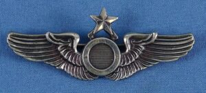 WWII 2 Inch Pin Back Senior Observer Wing by N.S. Meyer