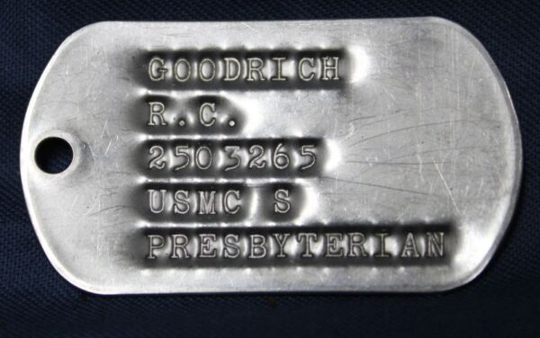 USMC Dog Tag R.C. Goodrich