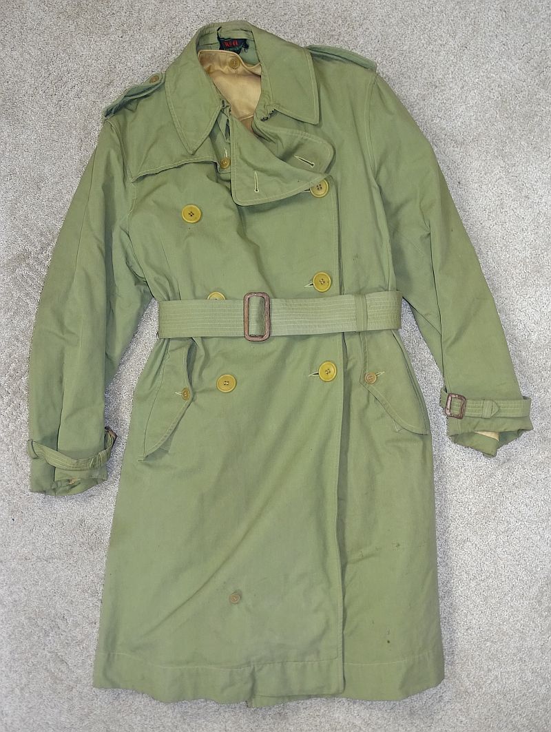 WWII WAAC Officer Trench Coat – Griffin Militaria