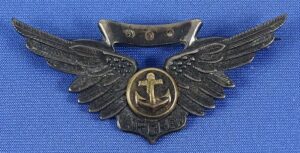 WWII Sterling U.S. Navy Combat Air Crew Wing by H-H