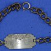 WWII Army Aviator Bracelet: "V. Hazelton"