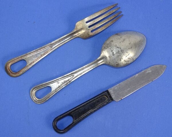 WWII U.S. Army Knife, Fork and Spoon Set - Image 2