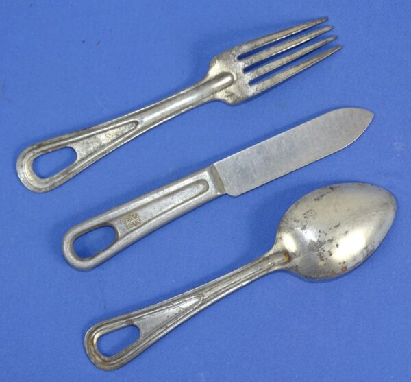 WWII U.S. Army Knife, Fork and Spoon Set - Image 2