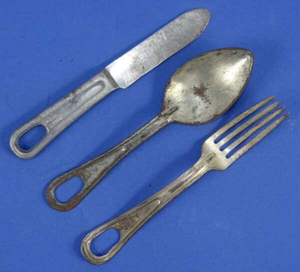 WWII U.S. Army Knife, Fork and Spoon Set