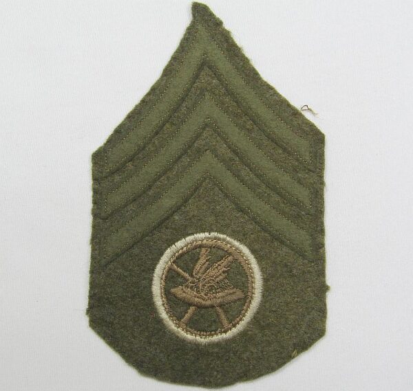 WWI Motor Transport Corps Sergeant Chevron