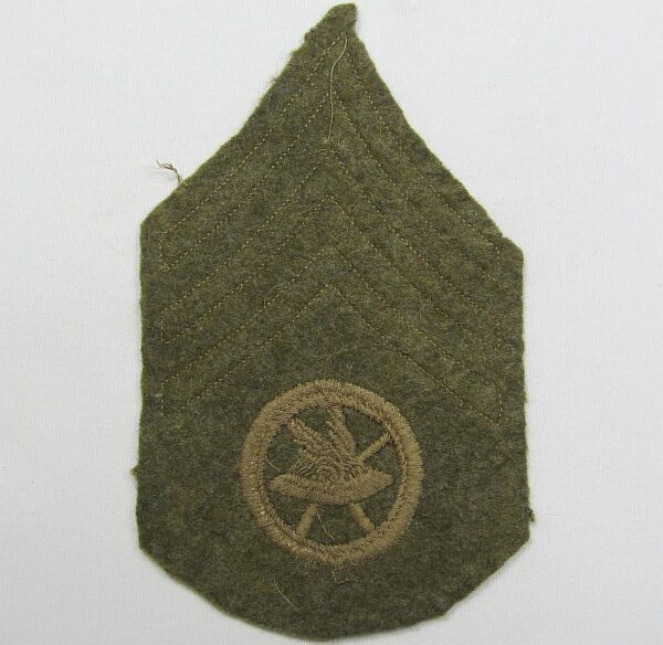 WWI Motor Transport Corps Sergeant Chevron - Image 2