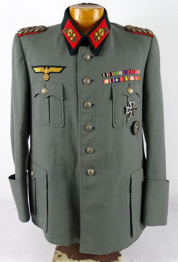 WWII Uniform of German Army General Major Doctor Heinrich Lohe - Image 2