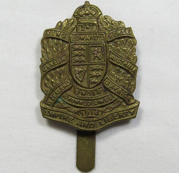 WWI 2nd King Edwards Horse Cap Badge